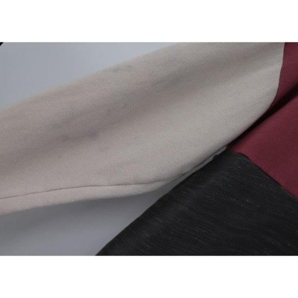 PINK Victoria's Secret women’s L 1/4 zip fleece pullover colorblock logo - Picture 7 of 10